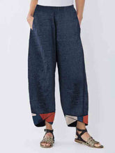 Load image into Gallery viewer, Calça casual feminina com perna reta
