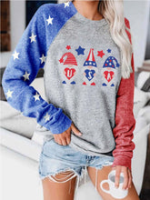 Load image into Gallery viewer, Moletom com estampa de estrelas dos gnomos patrióticos da Love USA
