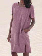 Load image into Gallery viewer, Vestido con cómodos bolsillos laterales
