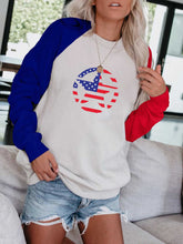 Load image into Gallery viewer, Sudadera Independence Day Flag Star
