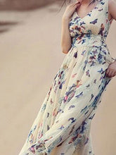 Load image into Gallery viewer, Bohemian skirt with butterfly print
