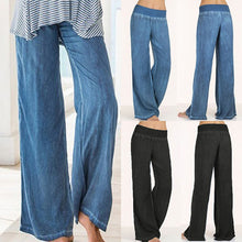 Load image into Gallery viewer, Relaxed High Waist Wide Leg Jeans

