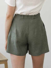 Load image into Gallery viewer, Linen Shorts For Woman
