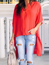 Load image into Gallery viewer, Camisa de manga larga irregular para mujer
