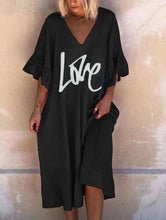 Load image into Gallery viewer, Short Sleeve Loose Casual Dress
