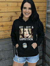 Load image into Gallery viewer, Guts, Grit &amp; Lipstick Dolly Parton Women's Hoodie
