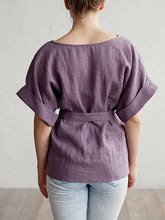 Load image into Gallery viewer, Camiseta de algodón de manga larga para mujer
