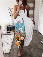 Load image into Gallery viewer, Vestido casual con estampado de mariposas de verano para mujer

