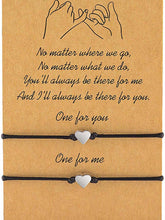 Load image into Gallery viewer, Pulsera tejida de amor simple
