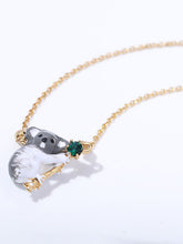 Load image into Gallery viewer, Koala enamel and French enamel necklace
