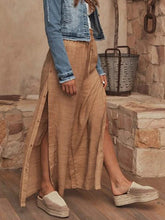 Load image into Gallery viewer, Wide loose cotton and linen pants for women
