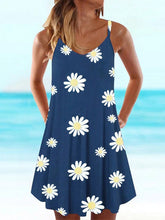 Load image into Gallery viewer, Vestido feminino com estampa margarida
