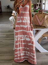 Load image into Gallery viewer, Vestido de tirantes tie-dye para mujer
