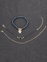 Load image into Gallery viewer, Pulseira Bohemian Bead Leaf para Mulheres
