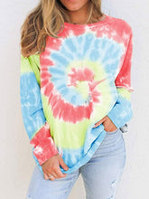 Load image into Gallery viewer, Camiseta feminina estampada tie-dye
