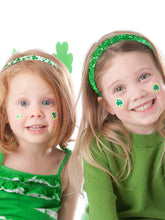 Load image into Gallery viewer, Faixa de cabeça ajustável do trevo verde do dia de São Patrício
