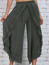 Load image into Gallery viewer, Wide Loose Pants With Lace Stitching For Women

