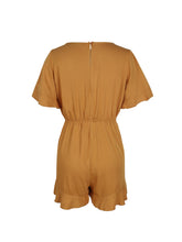 Load image into Gallery viewer, Pure Color Loose Cotton Loose Rompers

