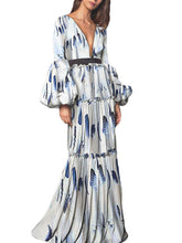 Load image into Gallery viewer, Vestido de formatura de manga comprida elegante
