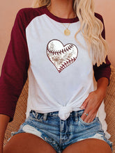 Load image into Gallery viewer, Camiseta Feminina de Beisebol Color Block
