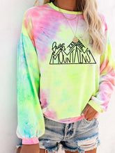 Load image into Gallery viewer, O Faith Can Move Mountians moletom tie dye
