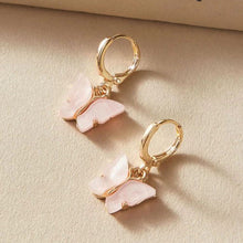 Load image into Gallery viewer, Butterfly charm earrings
