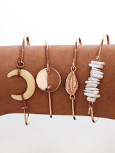 Load image into Gallery viewer, Conjunto de pulseiras unissex Retro Crushed Shell
