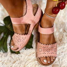Load image into Gallery viewer, SUMMER PINK HEATHER SANDALS IN PINK SUMMER
