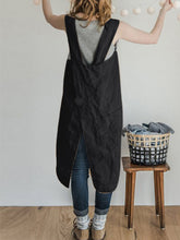 Load image into Gallery viewer, Vestido feminino de ombro de algodão e linho
