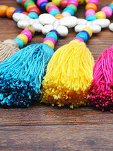Load image into Gallery viewer, Retro Beaded Bracelet Butterfly Tassel Necklace
