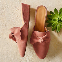 Load image into Gallery viewer, Women's Bow Wedge Sandals
