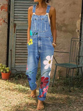 Load image into Gallery viewer, Mono vaquero con estampado floral para mujer
