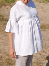 Load image into Gallery viewer, Women's Short Sleeve Pure Cotton Casual Top
