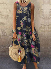 Load image into Gallery viewer, Vestido colete estampado confortável para mulheres
