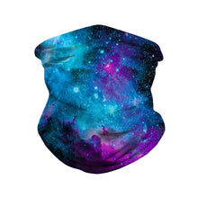 Load image into Gallery viewer, Bandana estampa céu estrelado ao ar livre
