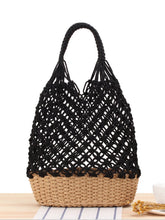 Load image into Gallery viewer, Bolso de hombro abierto tejido a mano para mujer
