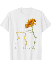 Load image into Gallery viewer, Sunflower cat short sleeve t-shirt
