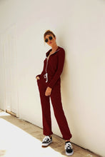 Load image into Gallery viewer, Women's High Neck Zip Sweater Suit
