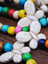 Load image into Gallery viewer, Retro Beaded Bracelet Butterfly Tassel Necklace
