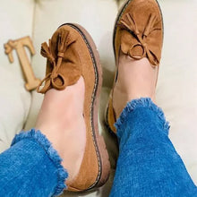 Load image into Gallery viewer, Women's All-Season Bow Flat Heel Shoes
