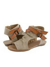 Load image into Gallery viewer, Comfortable Linen Flat Sandals for Women
