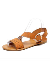 Load image into Gallery viewer, Sandalias de mujer con hebilla plana
