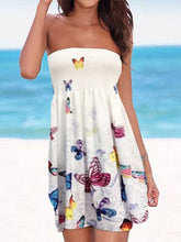 Load image into Gallery viewer, Vestido de mariposa cruzado sin mangas
