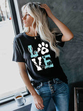 Load image into Gallery viewer, Love Pet Camiseta de manga corta para mujer
