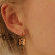 Load image into Gallery viewer, Butterfly charm earrings
