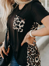 Load image into Gallery viewer, Animal leopard print short sleeve t-shirt
