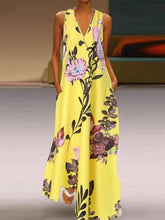 Load image into Gallery viewer, Women's Deep Print Pocket Dress
