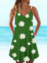Load image into Gallery viewer, Vestido feminino com estampa margarida
