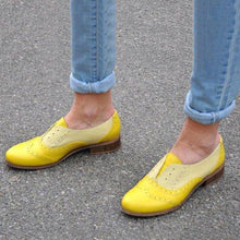 Load image into Gallery viewer, OXFORD SHOES WHITE COLOR PLUS CASUAL SIZE PU SLIP ON LOAFERS
