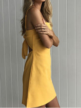 Load image into Gallery viewer, Vestido feminino com franjas de algodão e linho casual
